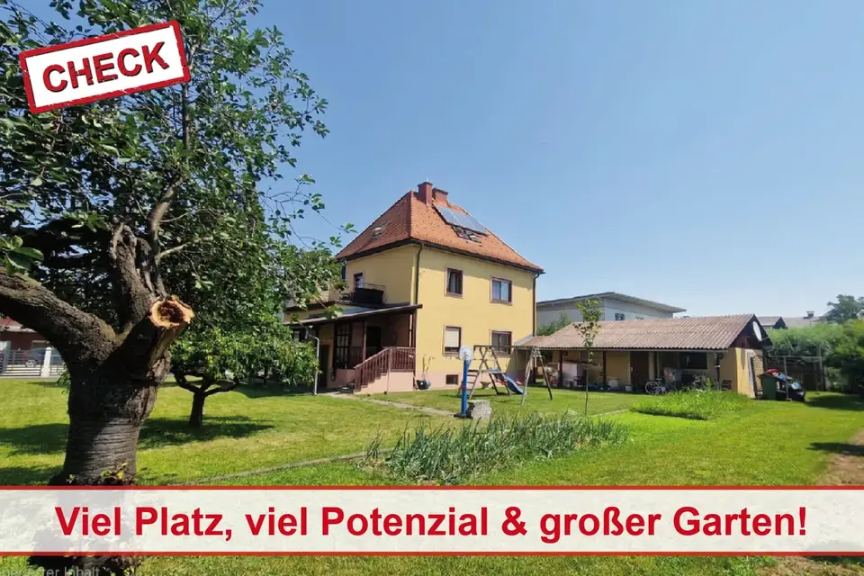 Großzügiges Ein- bzw Mehrfamilienhaus in Seitengassenlage Graz-Wetzelsdorf!